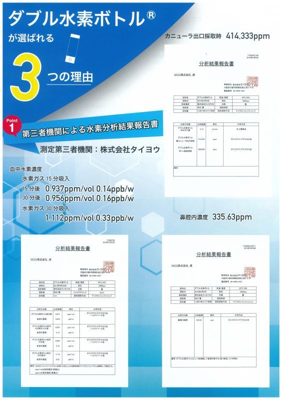 ダブル水素ボトル 高濃度水素ガス 水素水生成機器 Ipm資材館